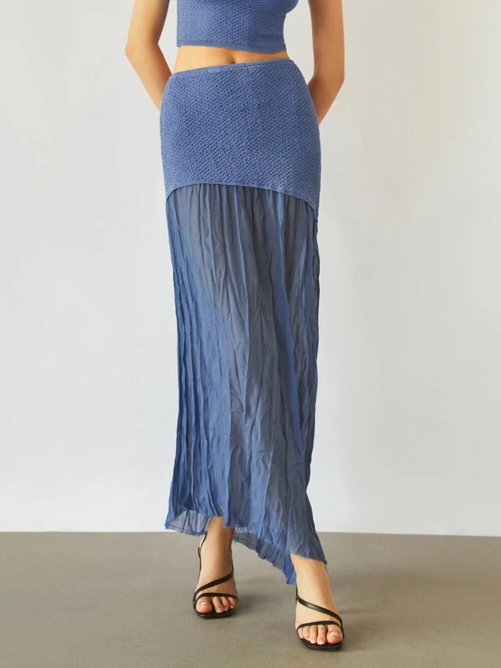 Sea Breeze Patchwork Maxi Skirt - Commense - Picture 6 of 6